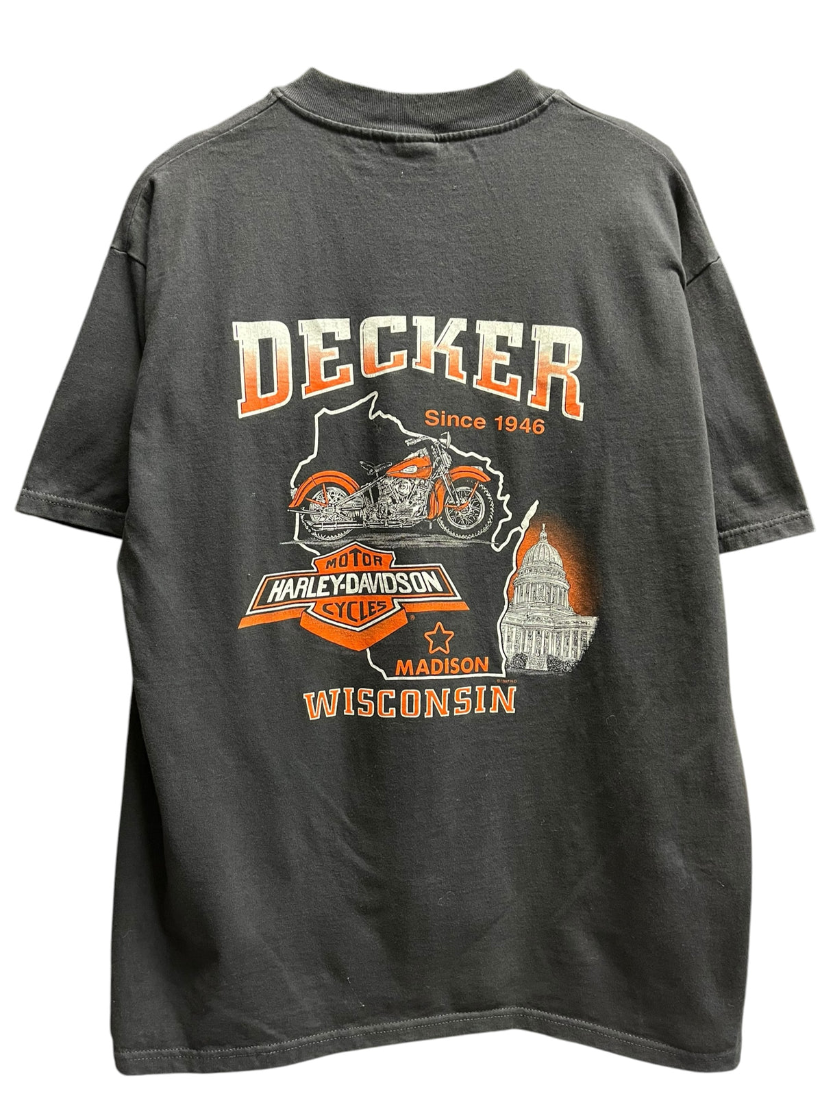 Vintage 1990s Harley Davidson Milwaukee, Wisconsin Shirt Large