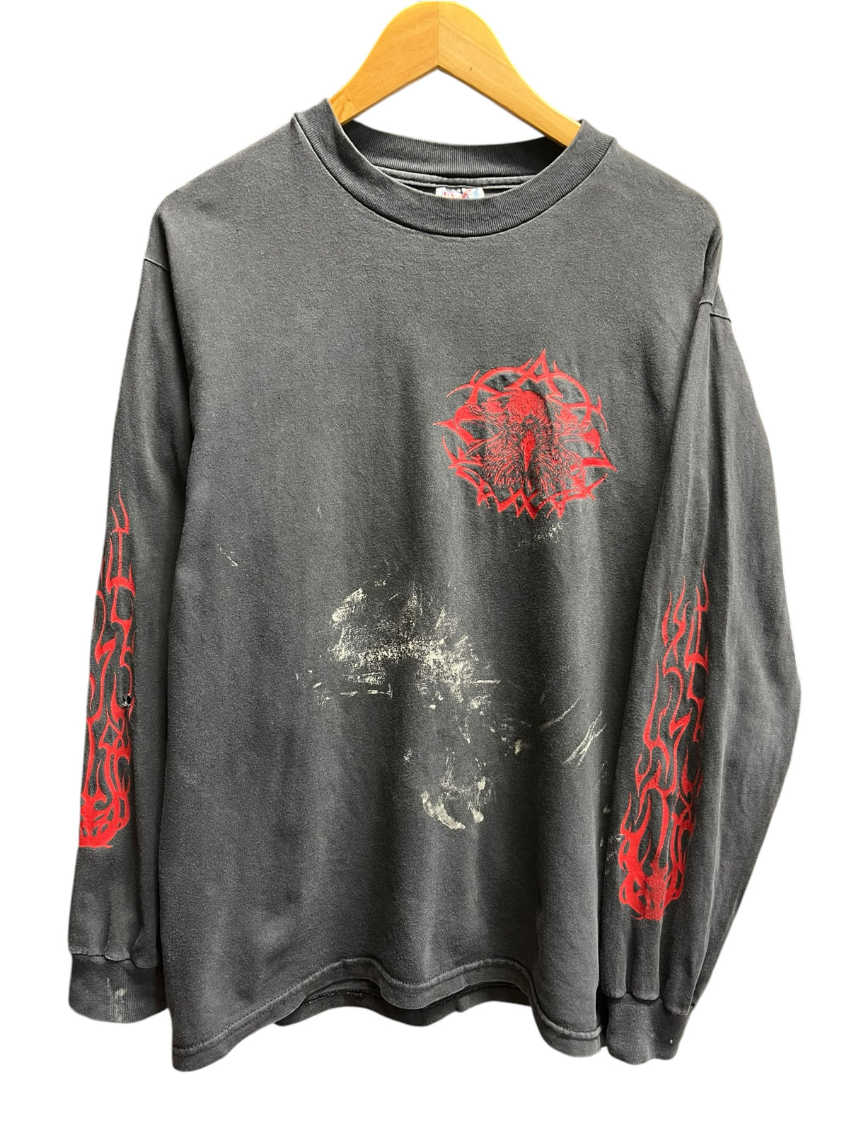 Vintage 1990s Biker Custom Cycles San Luis Distressed Shirt Medium