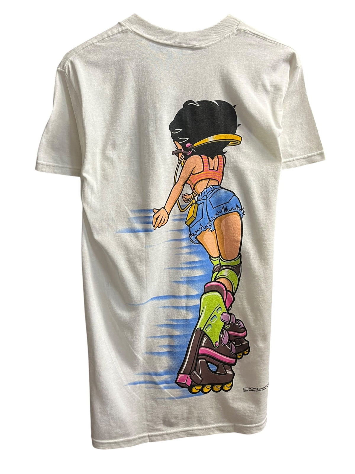 Vintage 1990s Betty Boop Skating shirt Small