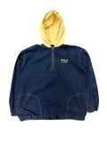 Vintage 1990s Polo Yellow Hooded Windbreaker Medium