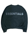Fear Of God Essentials Black Crewneck Sweater Medium