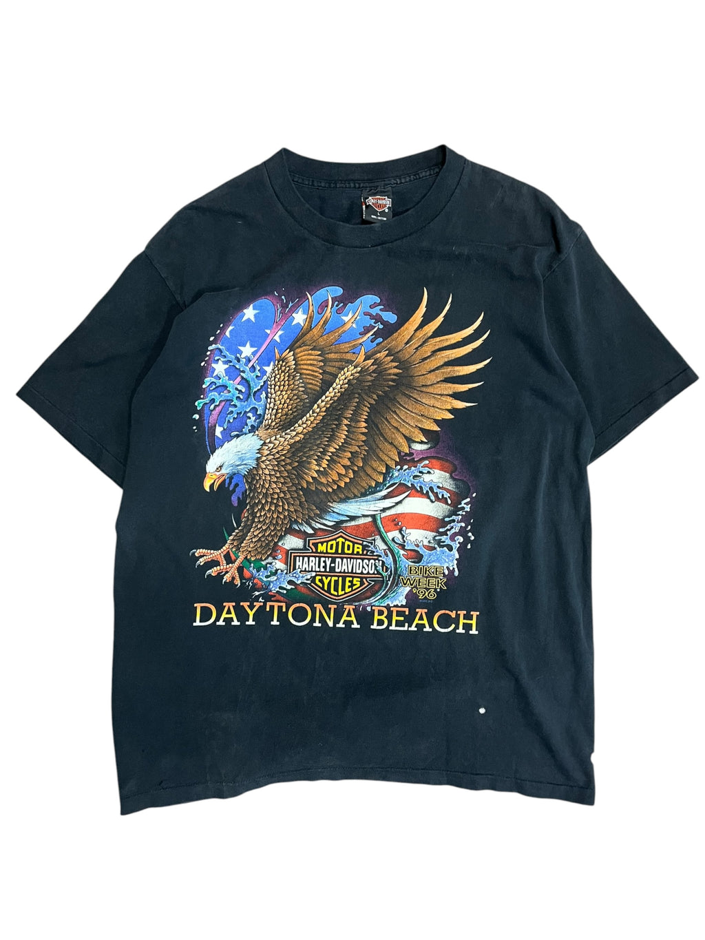 Vintage 90s Harley Davidson Daytona Beach Shirt Large