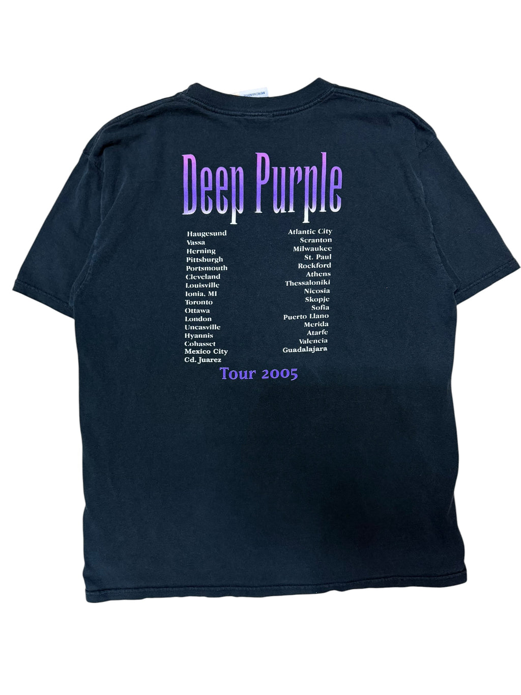 Vintage 2000s Deep Purple Rock Tour Shirt Large