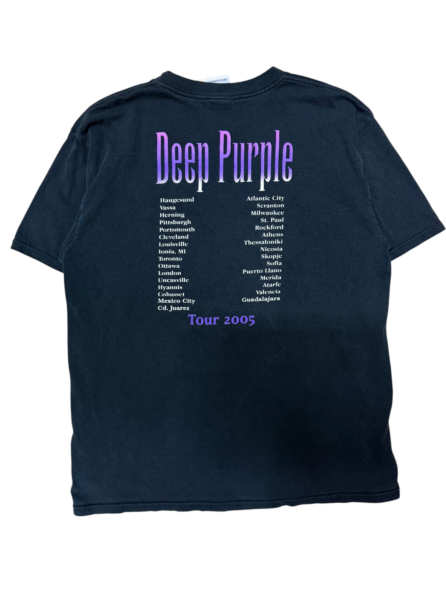 Vintage 2000s Deep Purple Rock Tour Shirt Large