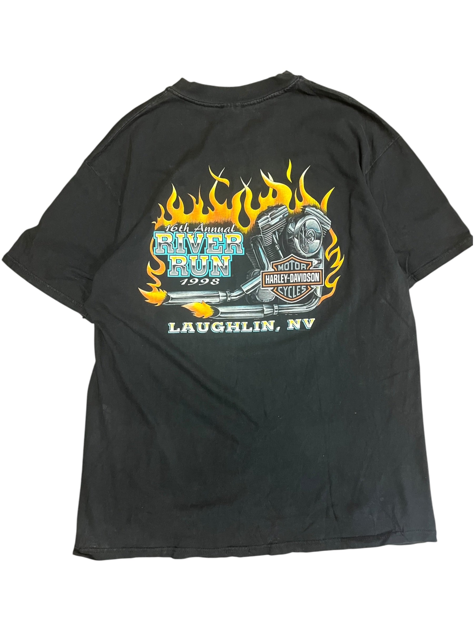 Vintage 90s Harley Davidson Laughlin, NV shirt size XL