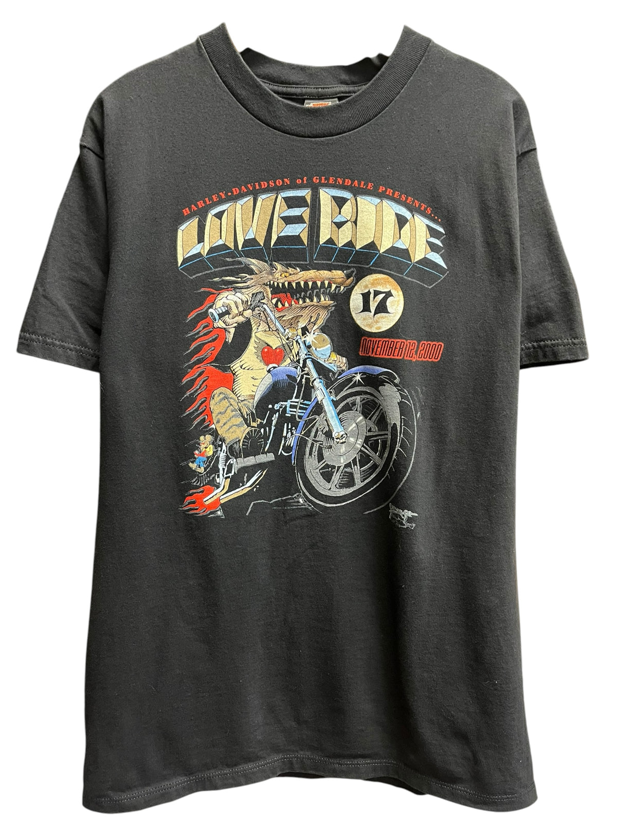 Vintage 2000s Harley Davidson Love Ride shirt Large
