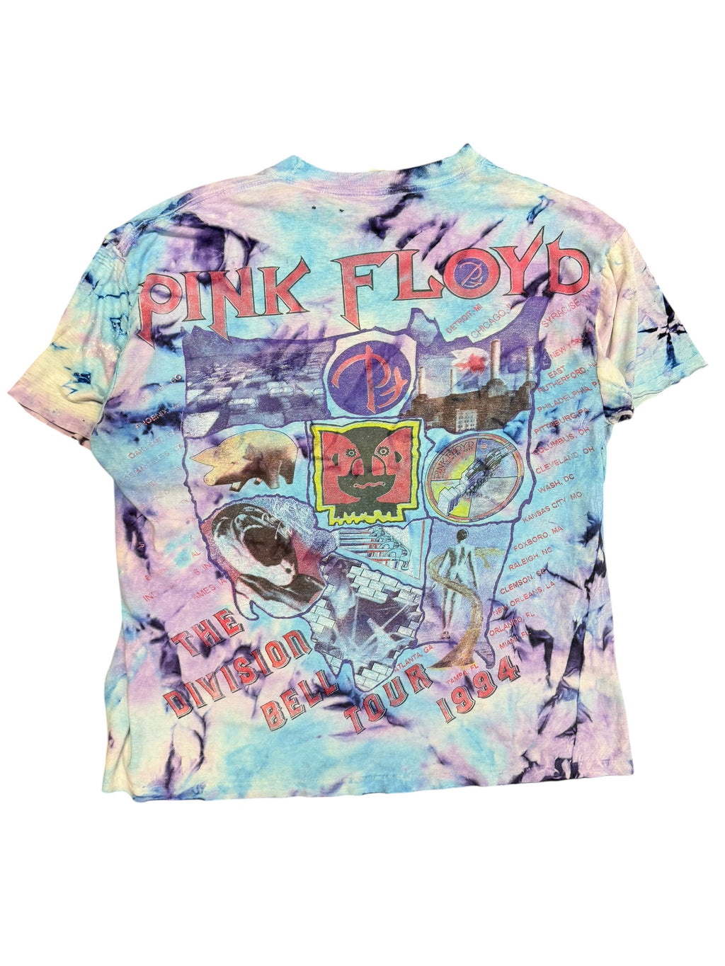 Vintage 1990s Pink Floyd Division Bell Graphic Shirt XL