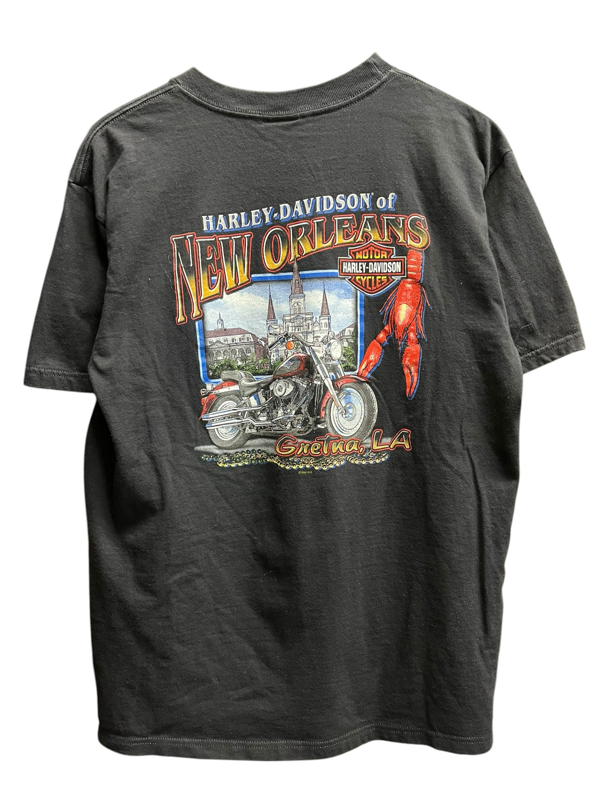 Vintage 2000s Harley Davidson Gretna, La Shirt Large