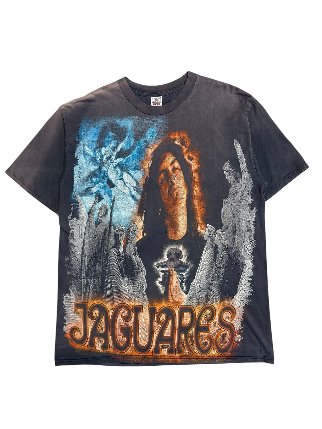 Vintage 1990s Jaguares Resurreccion All Over Shirt XL