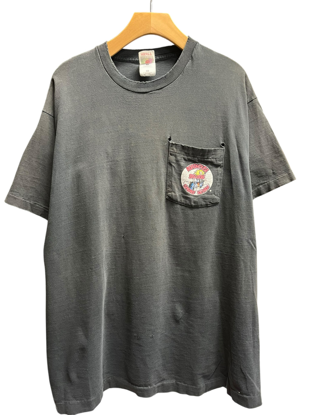 Vintage 1990s Biker Roadhouse Saloon Sparks Nevada Distressed Shirt XL