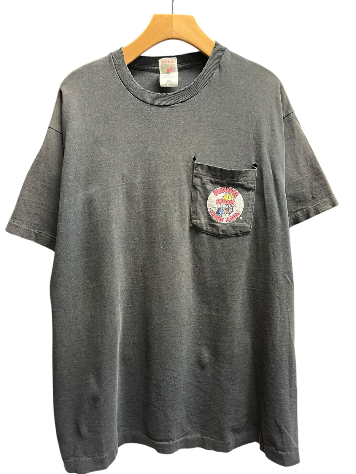 Vintage 1990s Biker Roadhouse Saloon Sparks Nevada Distressed Shirt XL