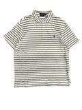 Vintage 2000s Black/white striped  Polo XL
