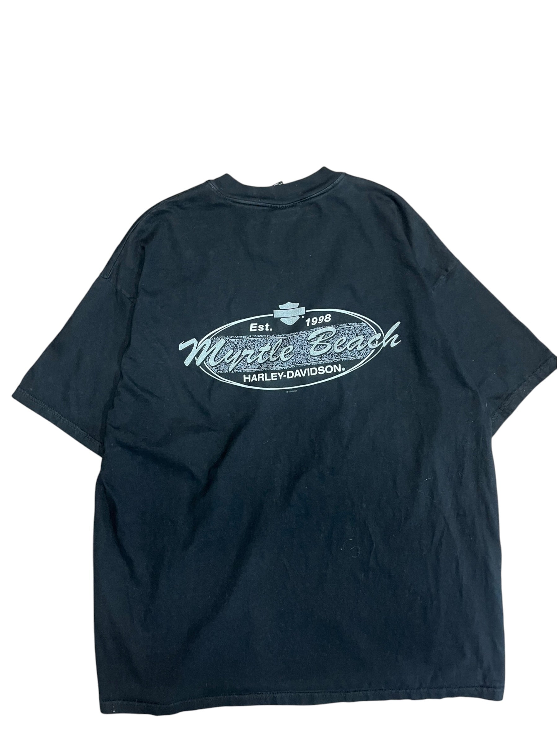 Vintage 90s Harley Davidson Mantel beach shirt size 2XL