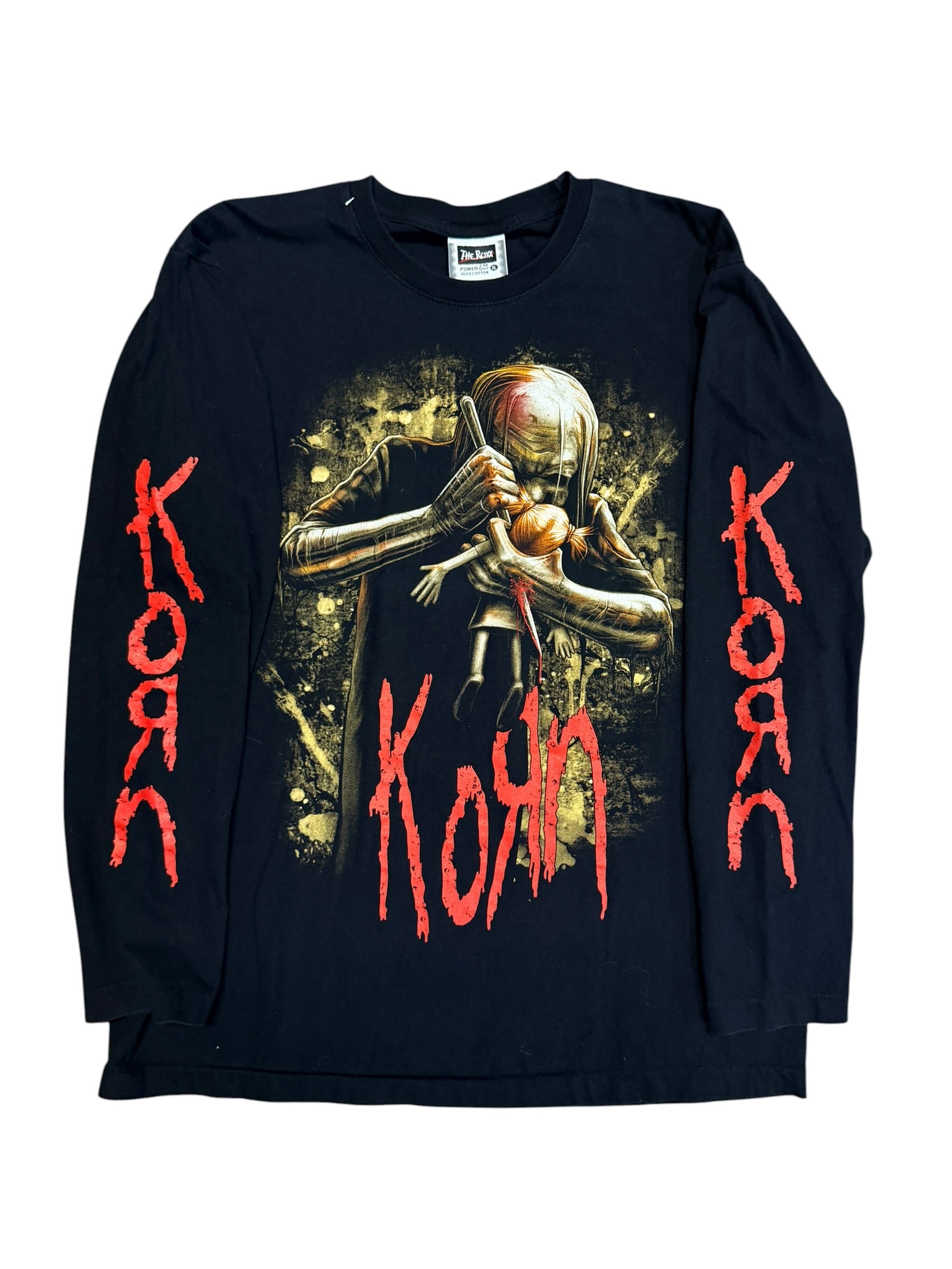 Vintage 2000s Korn Long Sleeve Graphic Shirt XL
