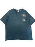 Vintage 2000s Thrashed Iron Horse Bike Week shirt 2XL