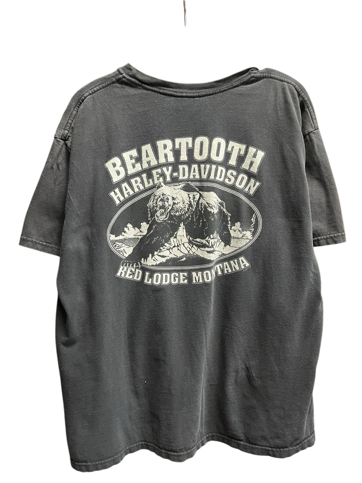 Vintage 2000s Harley Davidson Red Lodge Montana Shirt XL