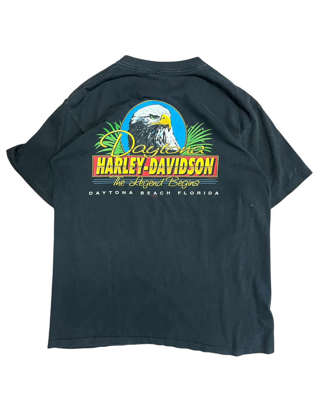 Vintage 90s Harley Davidson Daytona Beach Shirt Large