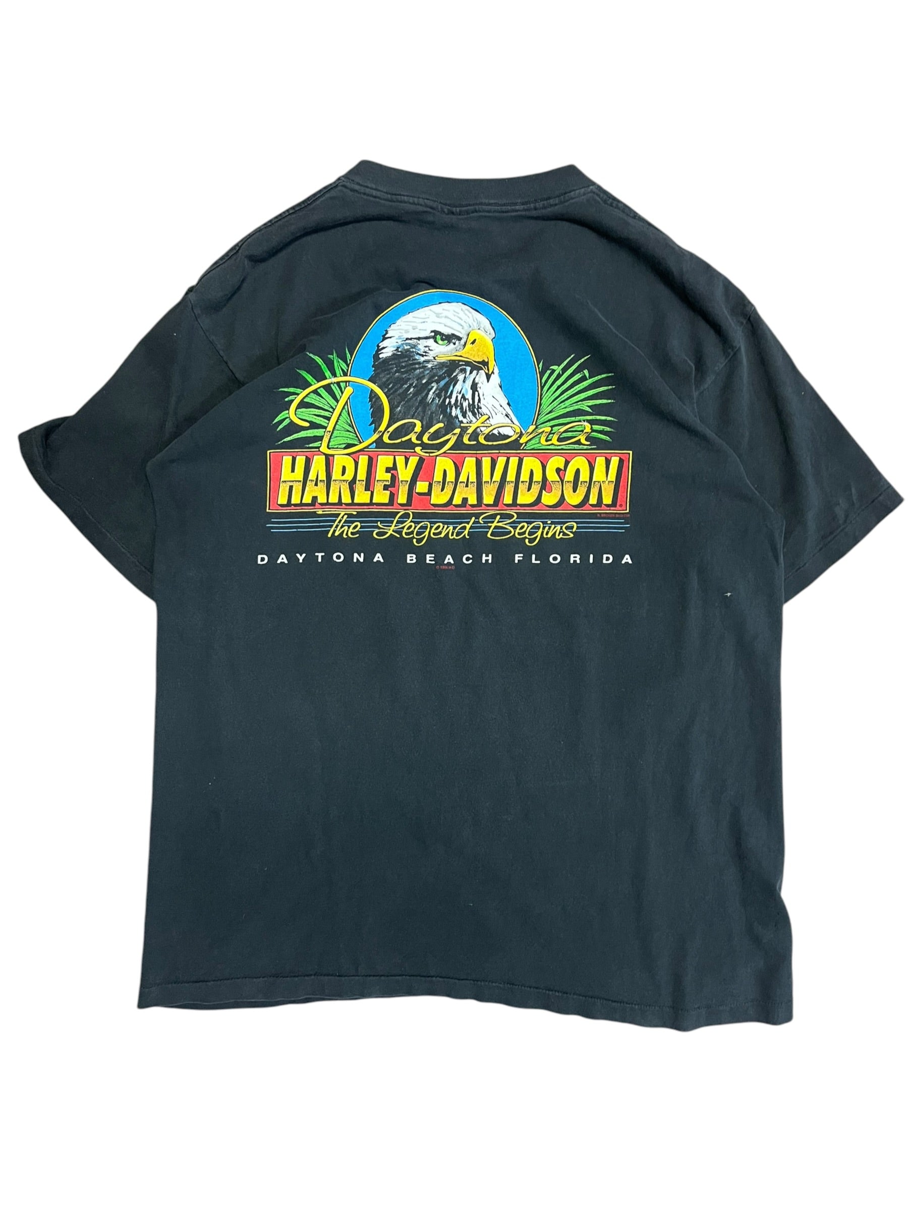 Vintage 90s Harley Davidson Daytona Beach Shirt Large