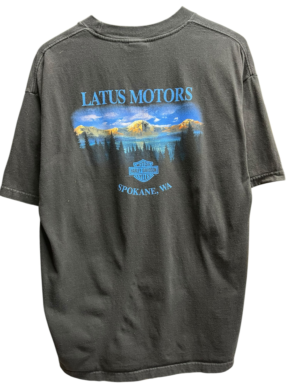 Vintage 1990s Harley Davidson Spokane,WA Shirt XL