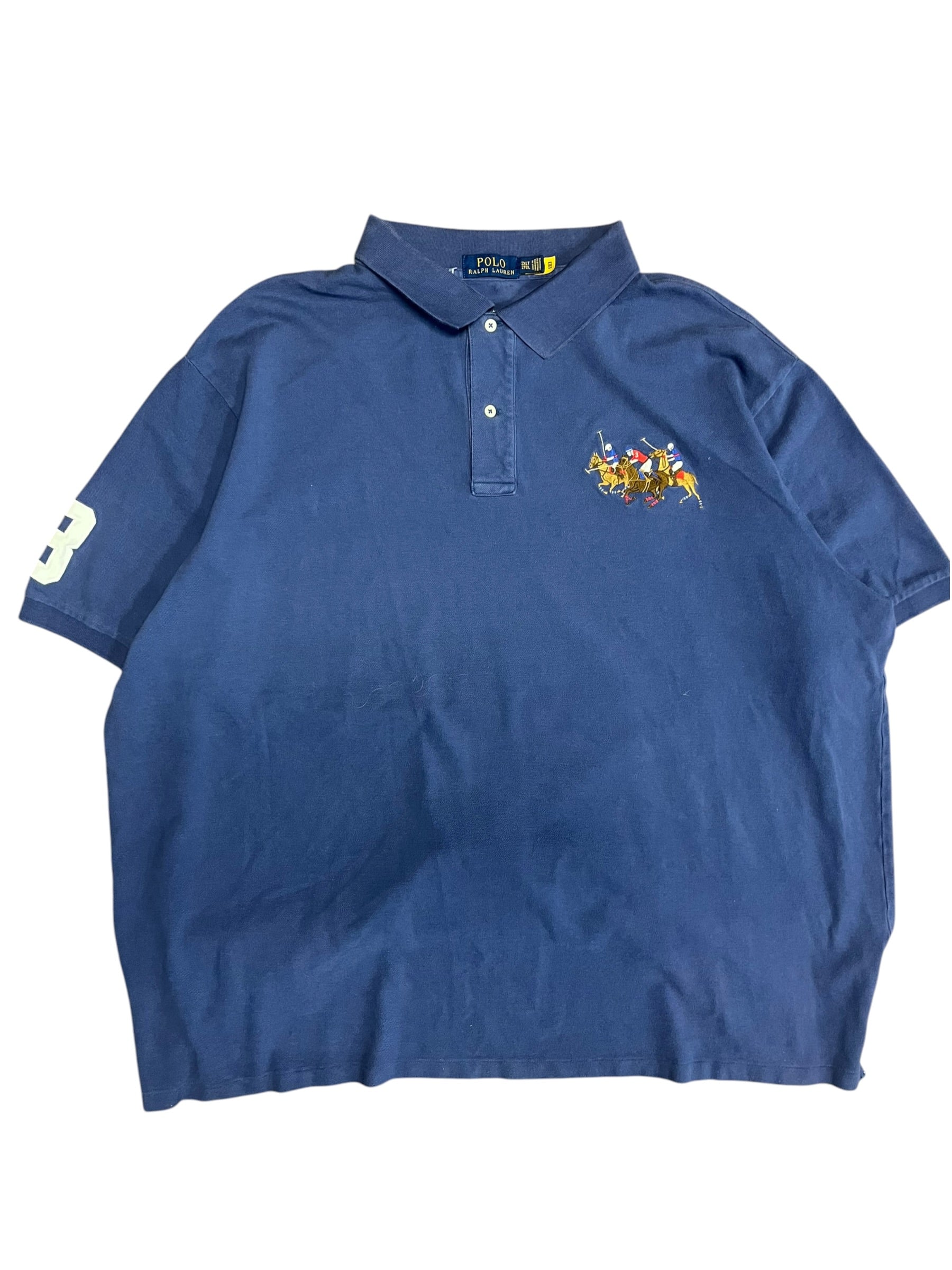 Vintage 2000s Blue Big Pony Polo 2XL