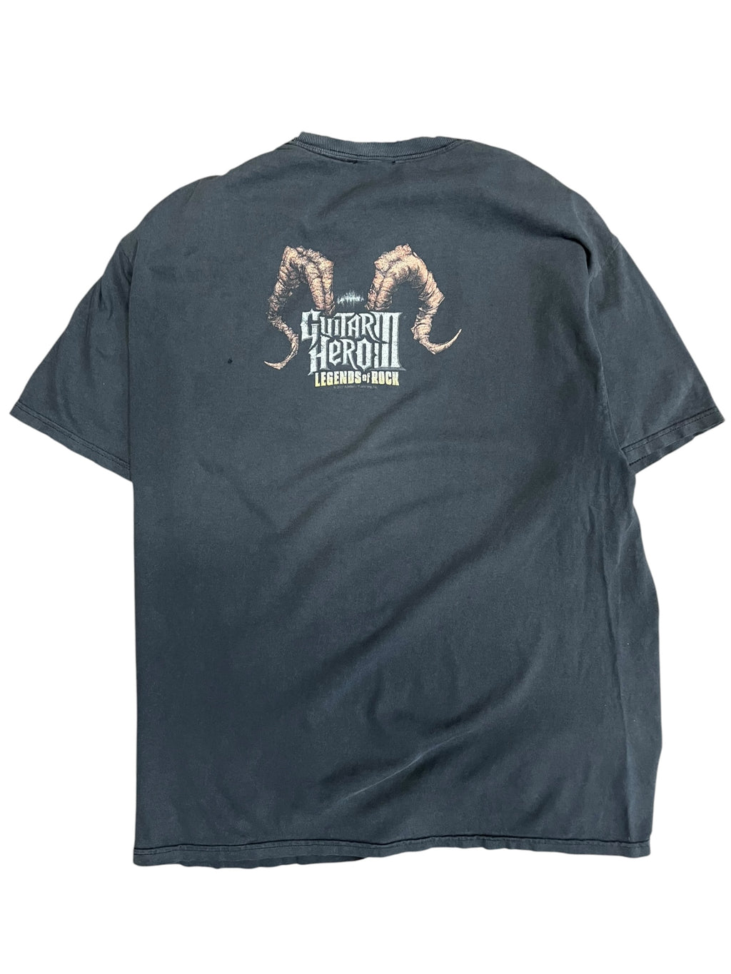 Vintage 2000s Guitar Hero Devil Graphic Shirt Large
