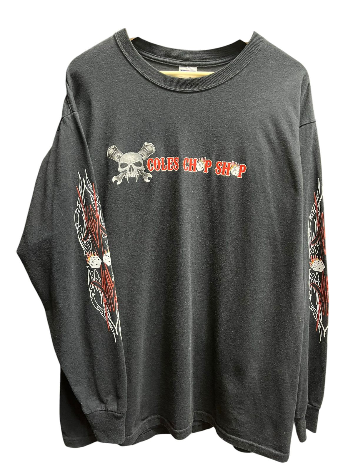 Vintage 2000s Biker Coles Chop Shop Shirt XL