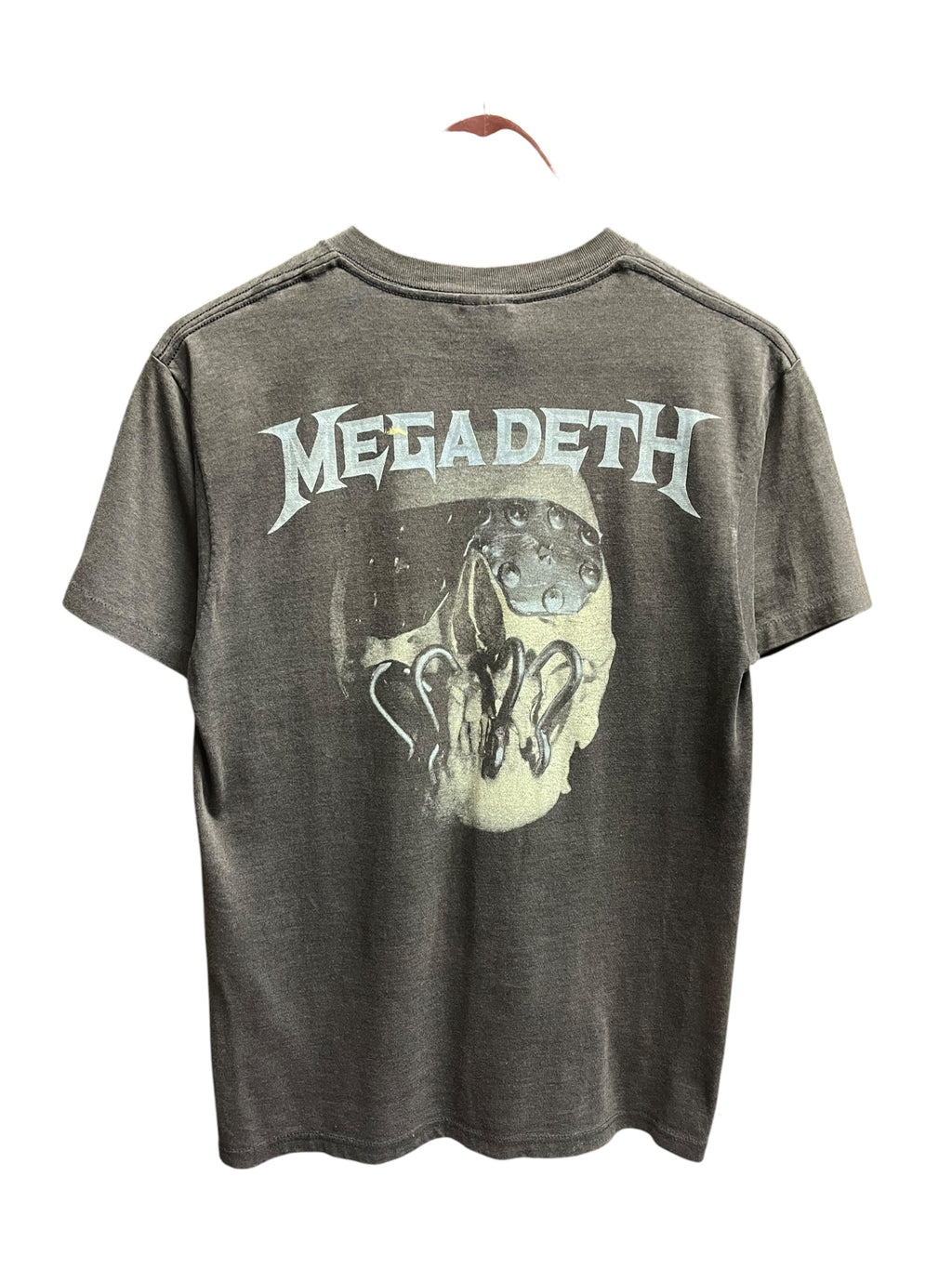 Vintage 1980s Megadeth Skull Metal Rock Shirt Large