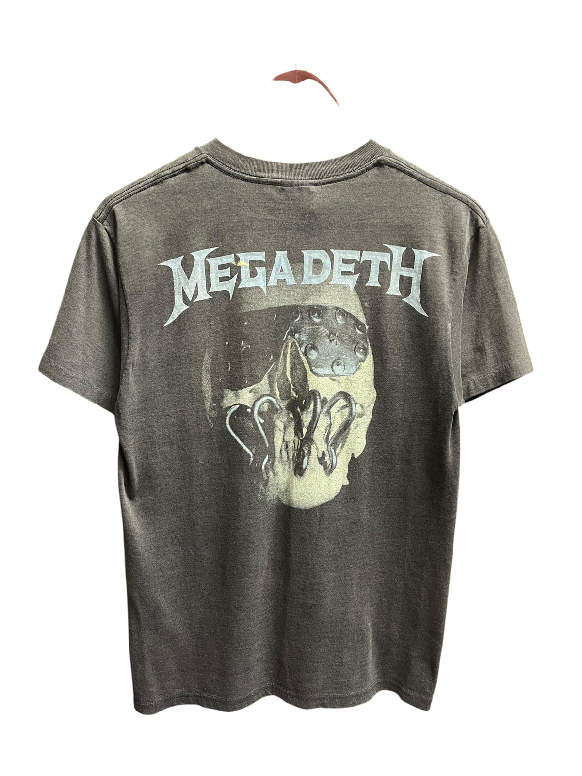 Vintage 1980s Megadeth Skull Metal Rock Shirt Large