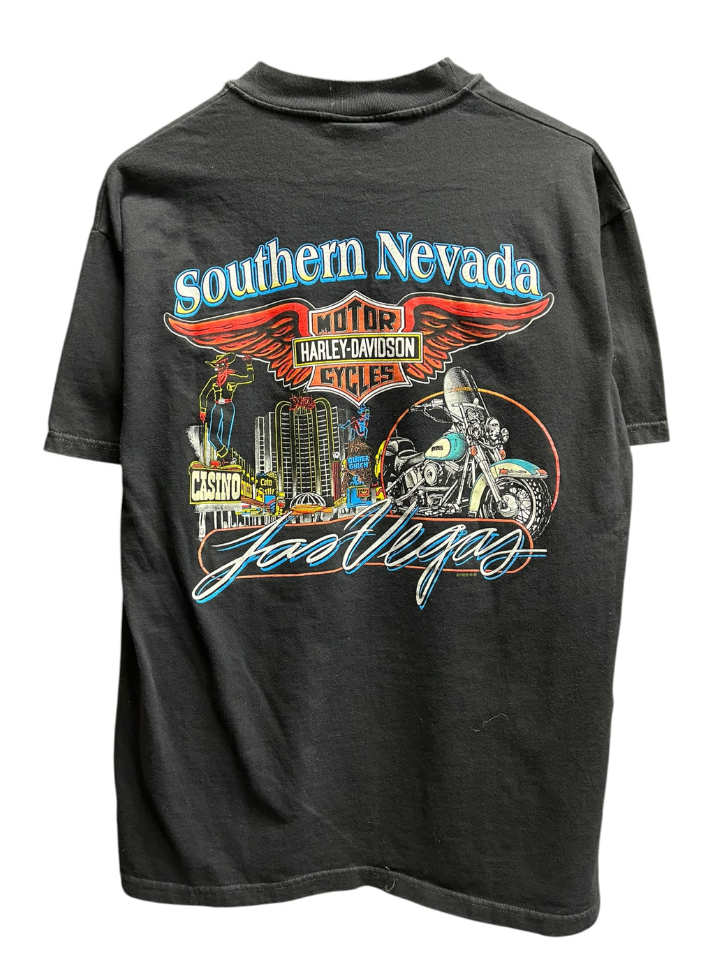 Vintage 1990s Harley Davidson Las Vegas Shirt Large