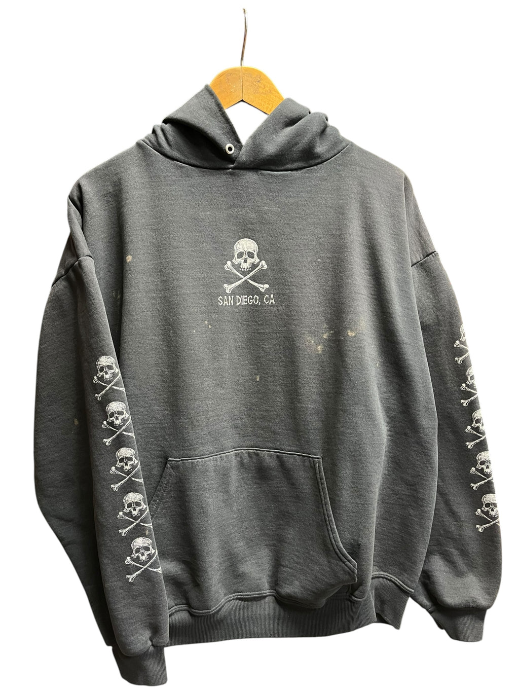 Vintage 2000s Biker San Diego,CA Hoodie XL