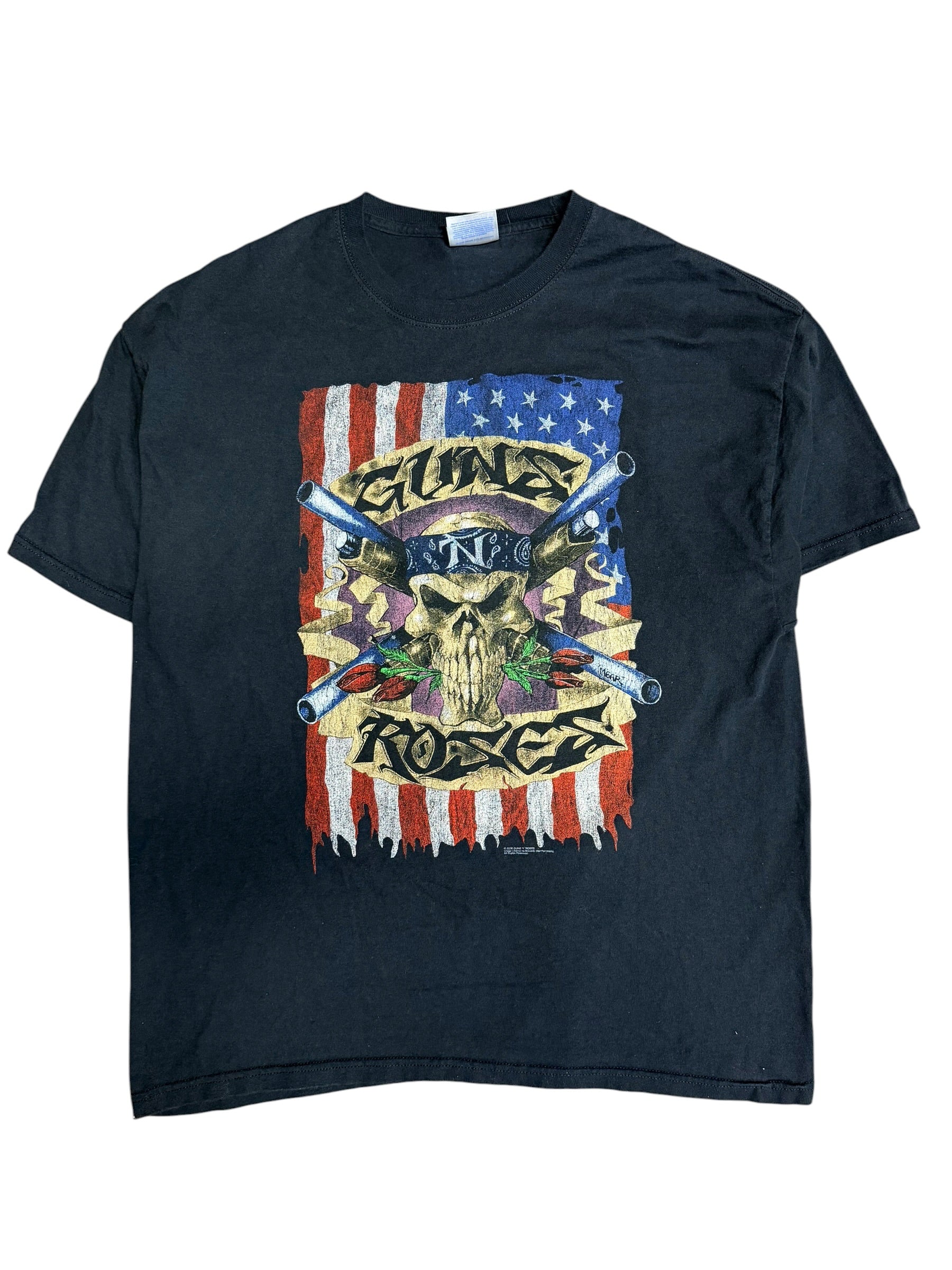 Vintage 2000s Guns N Roses Rock Graphic Shirt XL