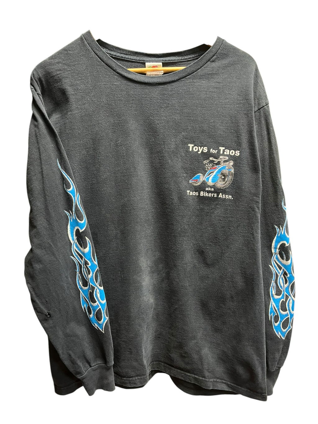 Vintage 1990s Biker Toy For Taos Long Sleeve shirt Large