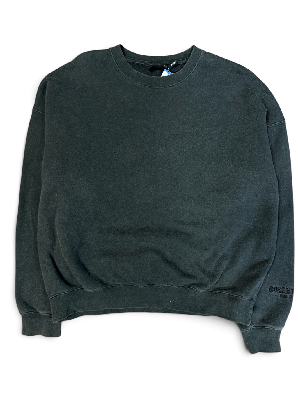 Fear Of God Essentials Black Crewneck Sweater Medium