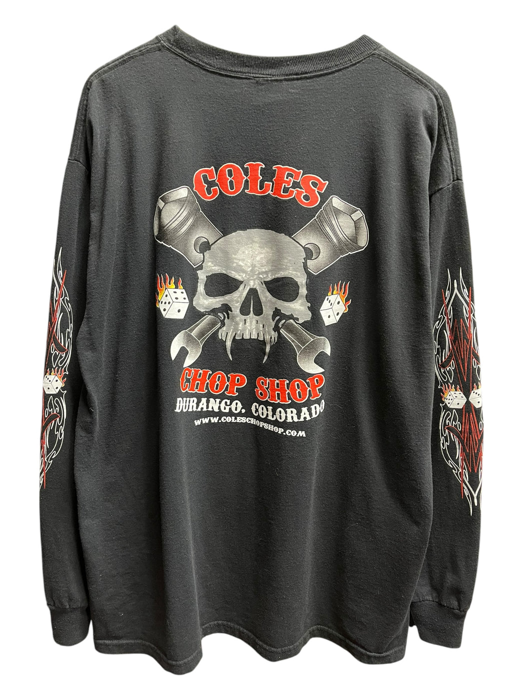 Vintage 2000s Biker Coles Chop Shop Shirt XL