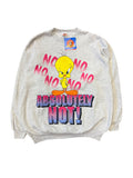 Vintage 1990s Tweety Bird Crewneck Sweater NWT XL