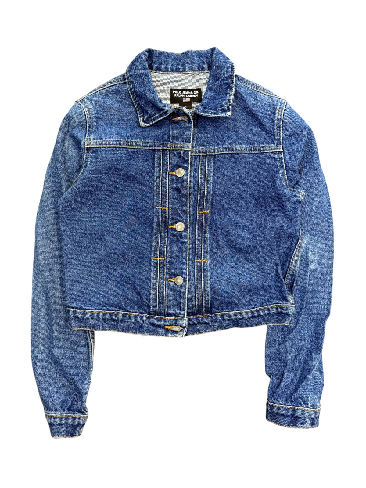 Vintage 1990s Polo Jeans Women’s Denim Jacket Small