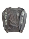 Vintage 1980s Bikers Custom El Paso Black Crewneck Sweater Medium