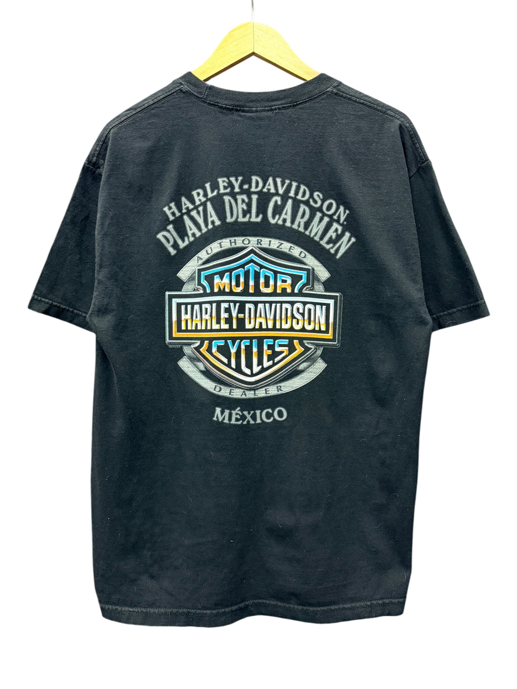 2010s Harley Davidson Playa Del Carmen Mexico Shirt Large
