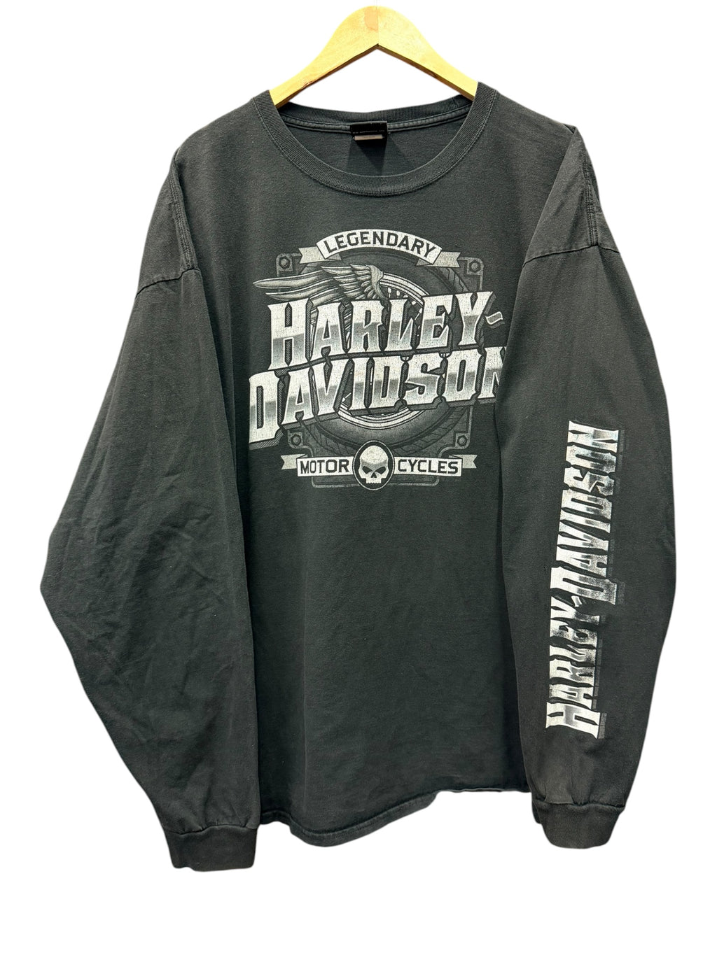 Vintage 2000s Harley Davidson El Paso, TX Long Sleeve Shirt 3XL