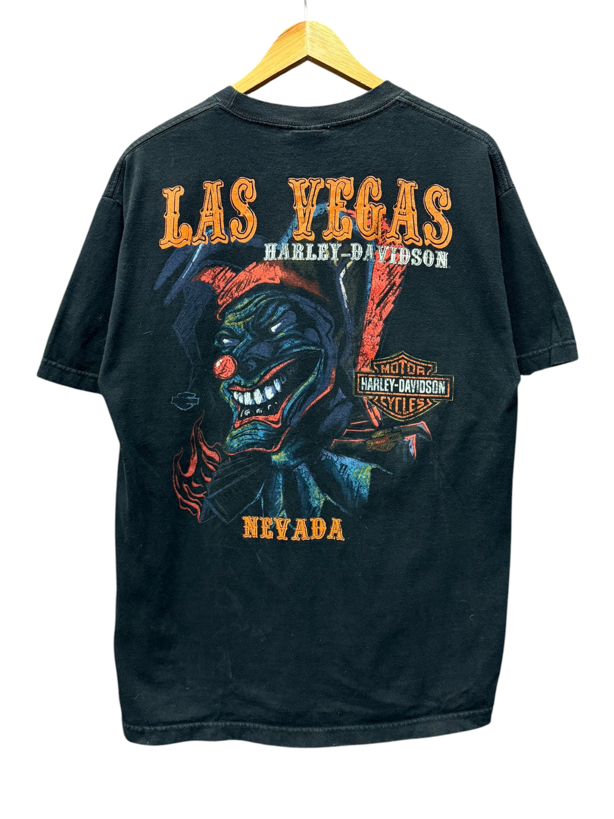 Vintage 2000s Harley Davidson Joker Las Vegas, NV Shirt Large