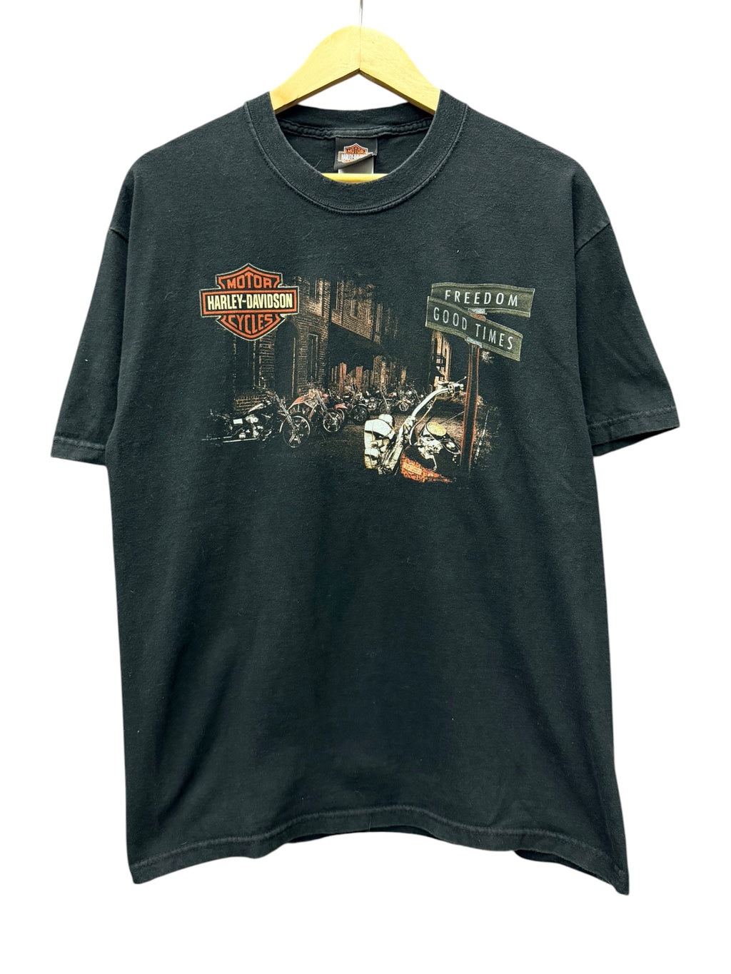 Vintage 2000s Harley Davidson Raleigh, NC Shirt Large