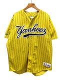 Vintage 2000s New York Yankees Yellow Jersey XL
