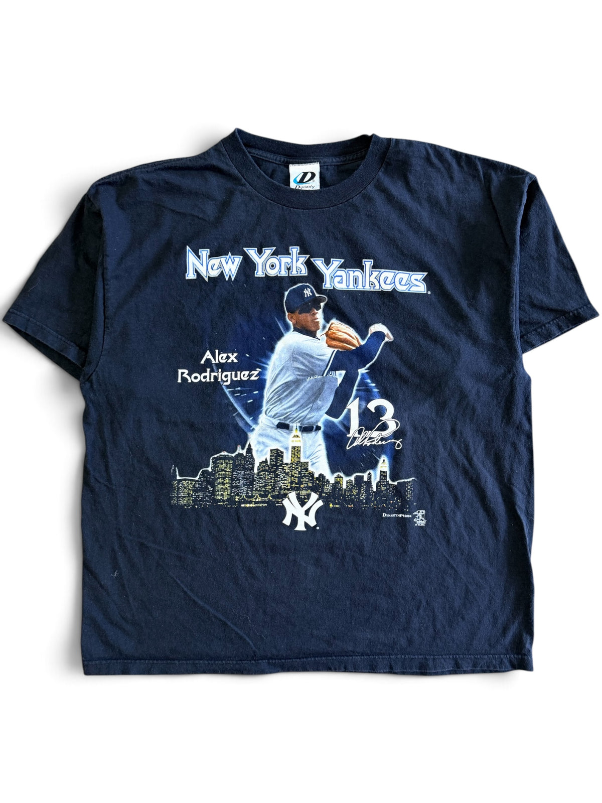 Vintage 2000s New York Yankees Alex Rodriguez Shirt XL