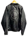 Vintage 2000s Harley Davidson Skull Zip Up Jacket XL