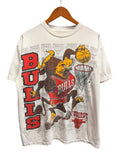 Vintage 1990s Chicago Bulls All Over Print Shirt Large