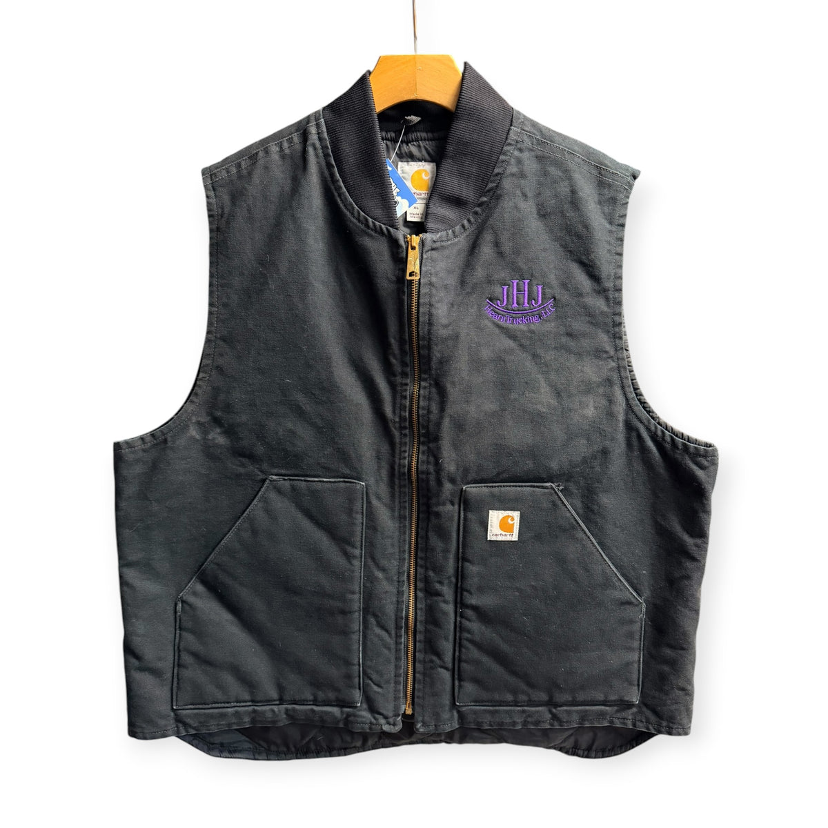 Vintage 2000s Carhartt Black Zip Up Vest XL