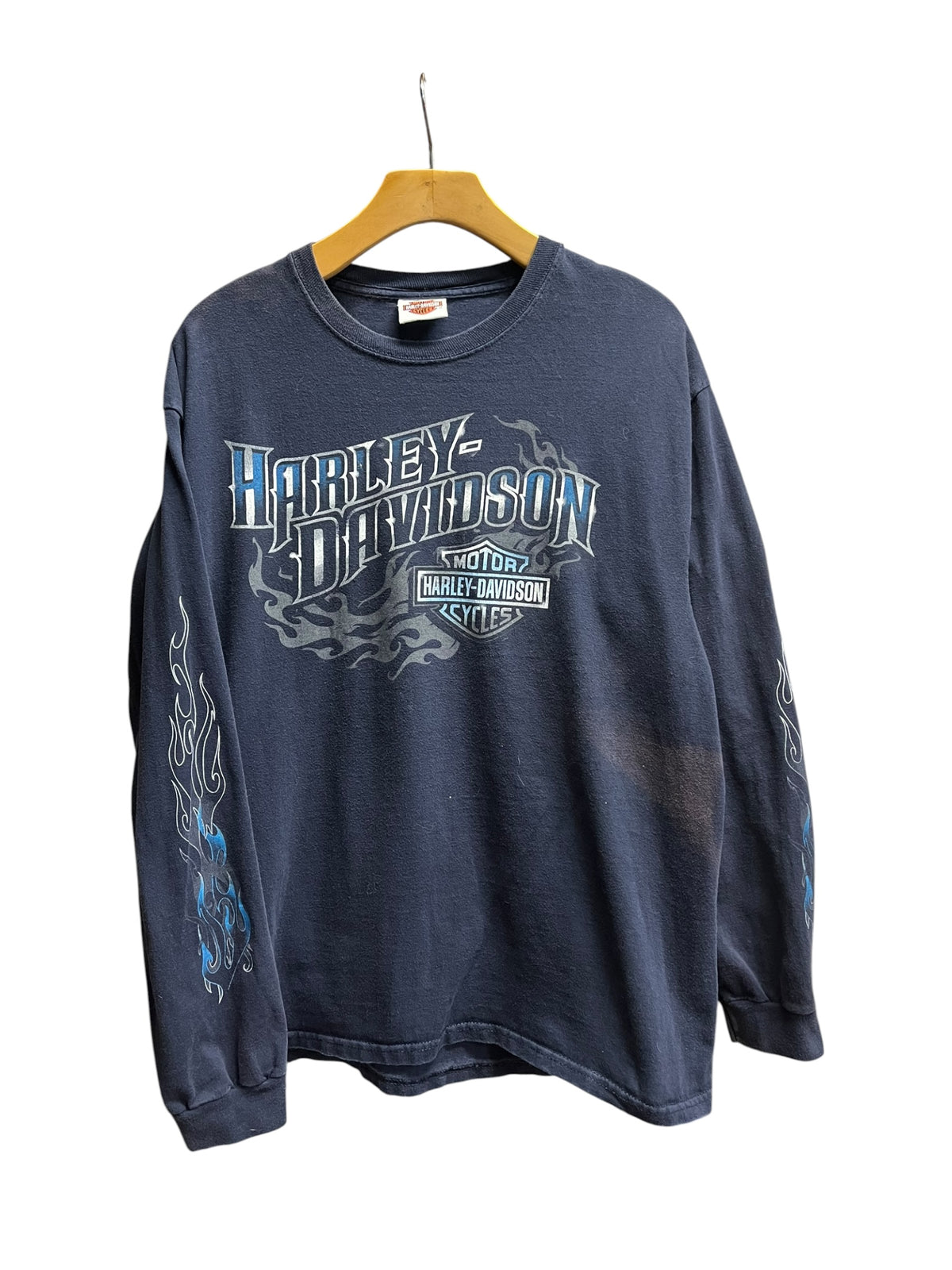 Vintage 2000s Harley Davidson Houston, TX Long Sleeve Shirt Medium