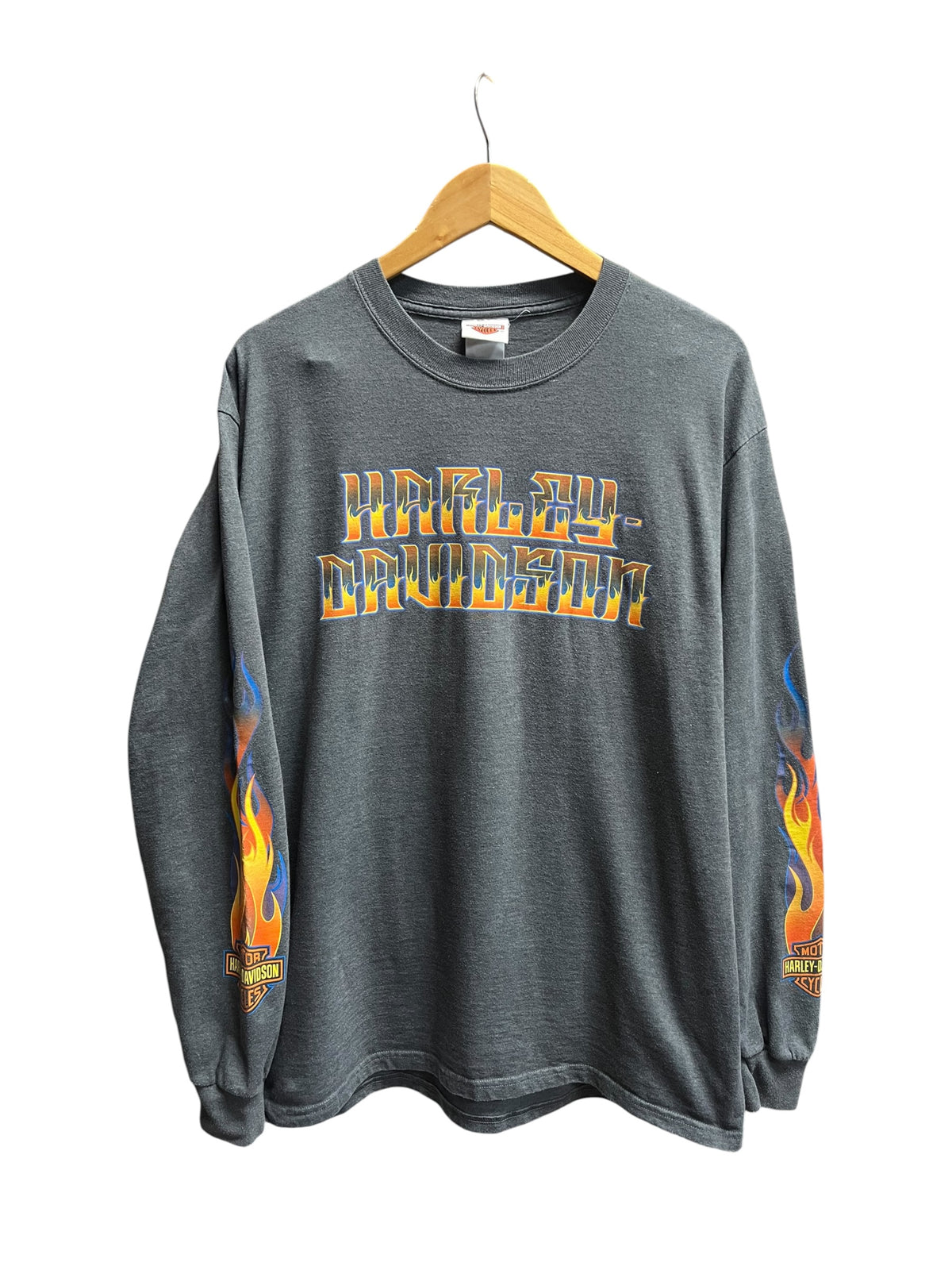 Vintage 2000s Harley Davidson Wichita, KS Long Sleeve Shirt