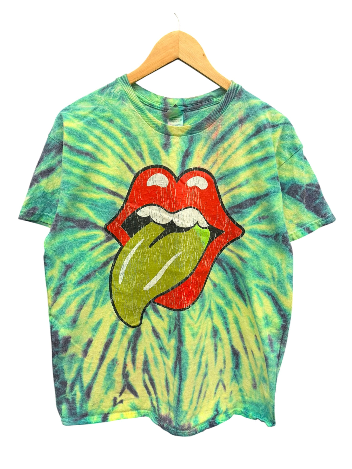 Vintage 2000s Rolling Stones Band Tounge Graphic Shirt Large