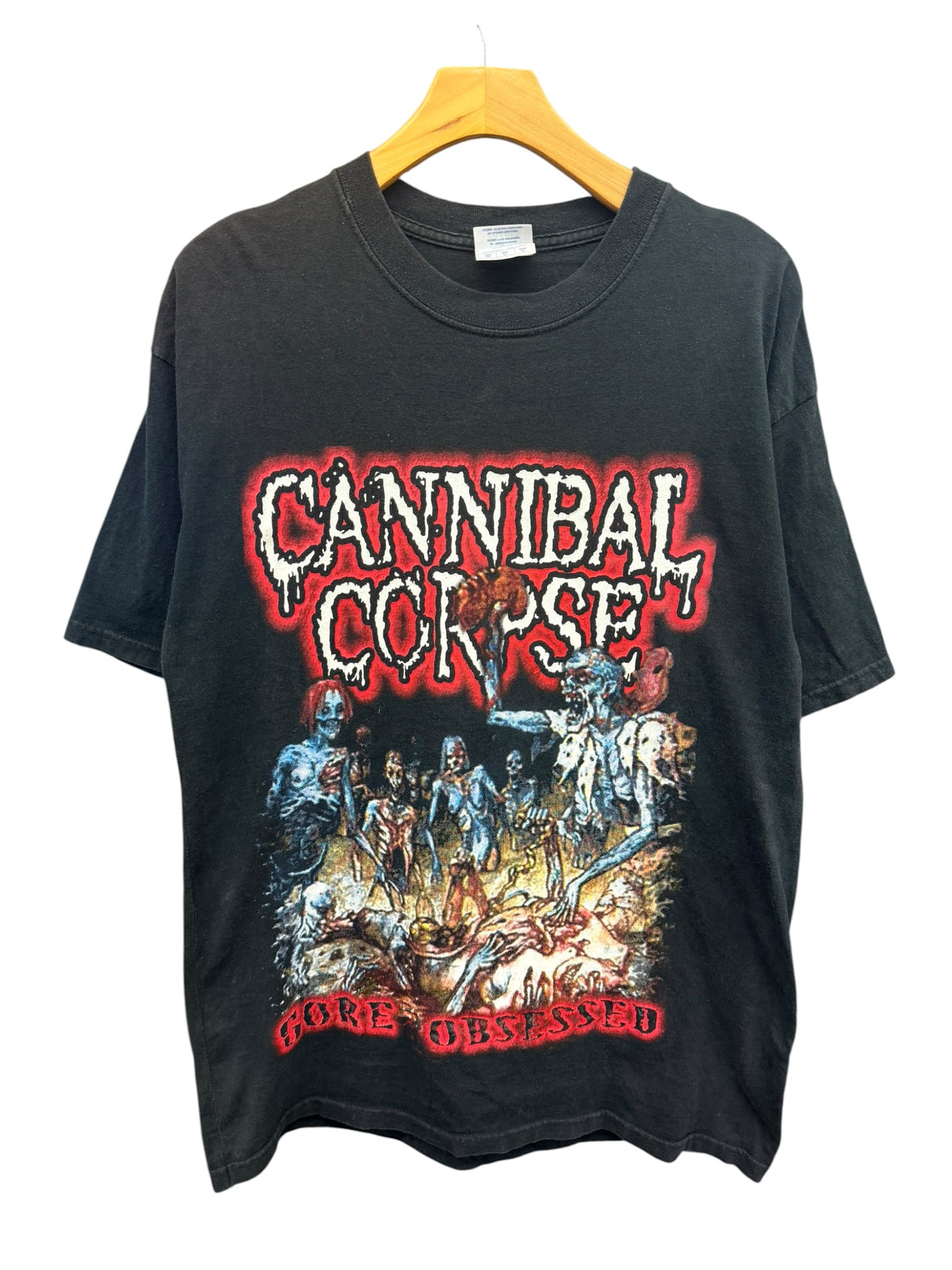 Vintage 2000s Cannibal Corpse Gore Obsessed Graphic Shirt Large